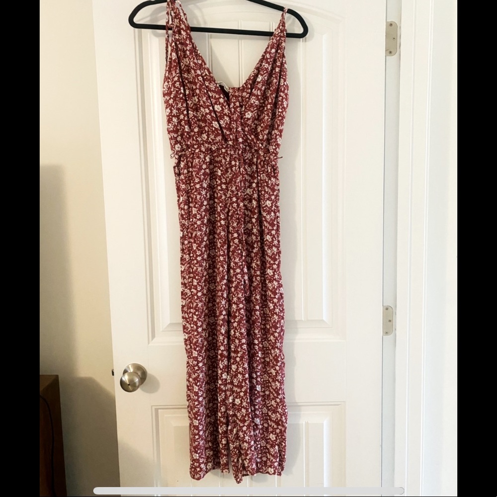 Abercrombie Floral Jumpsuit